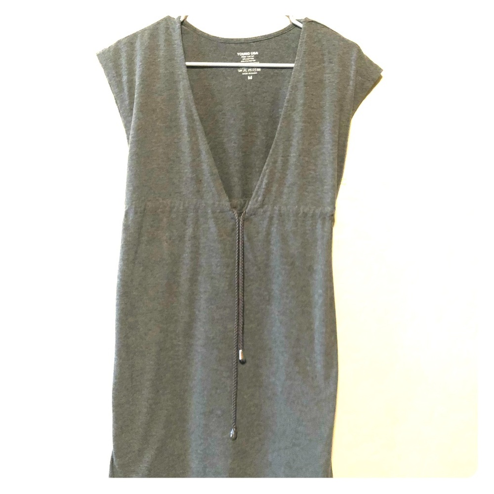 Gray Mini Dress